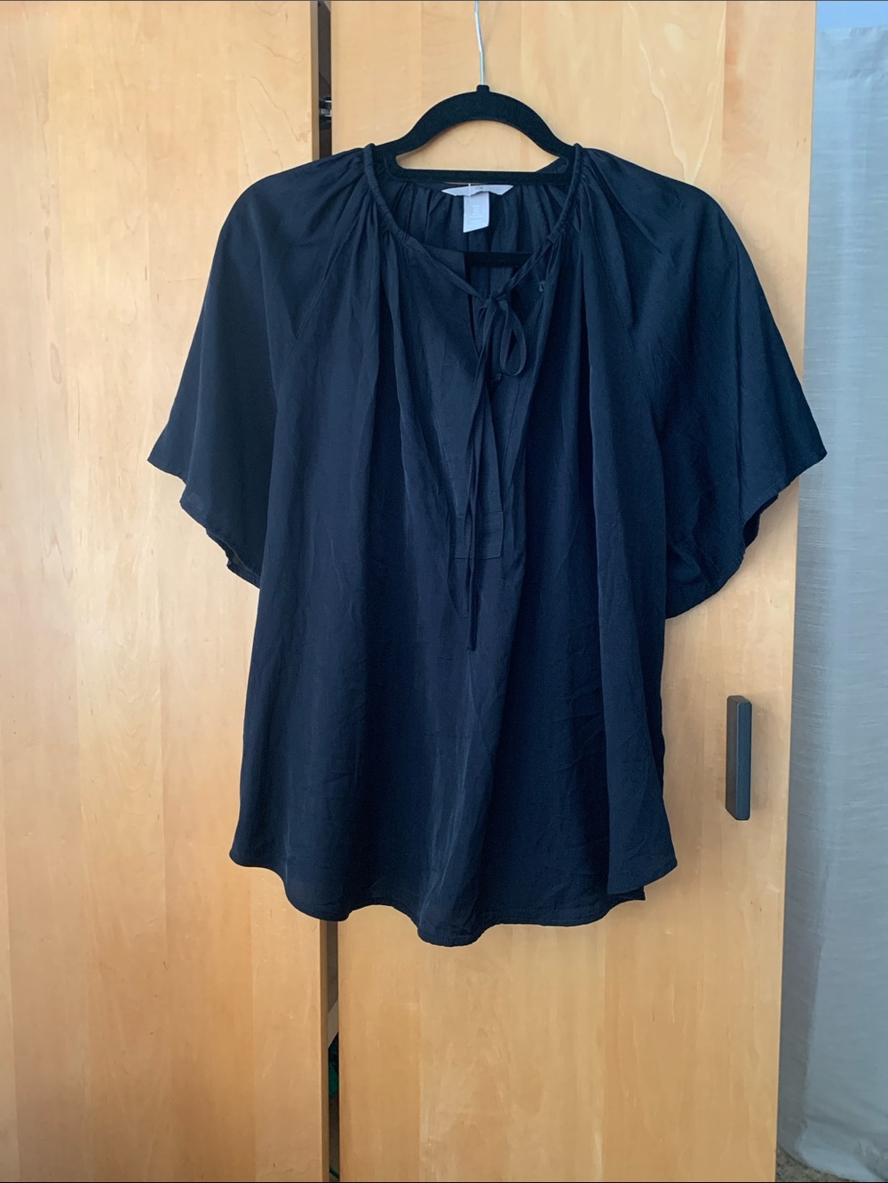 H&M Navy Blue short Sleeve Top